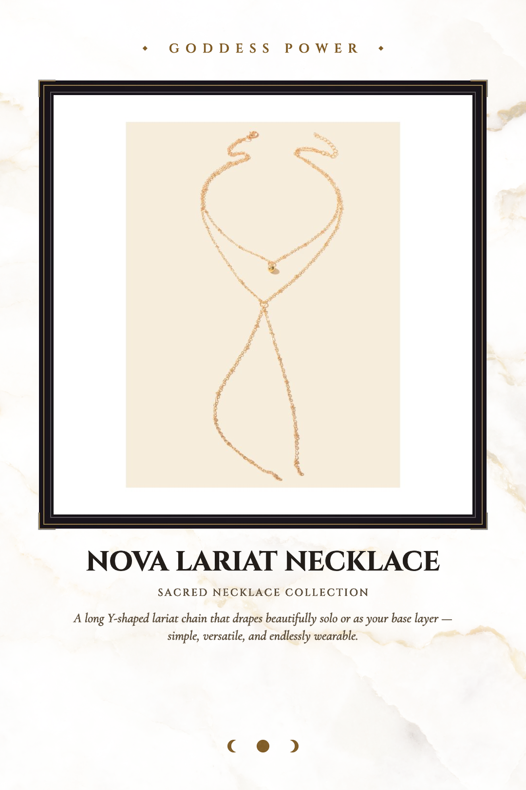 Nova Lariat Necklace