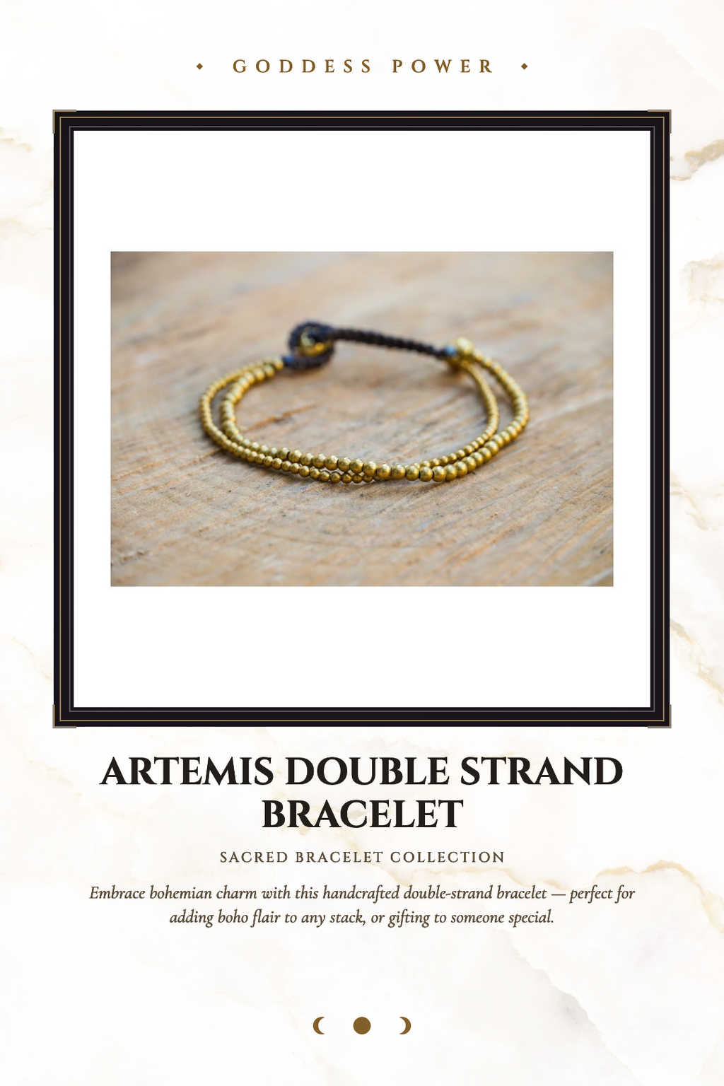 Artemis Double Strand Bracelet