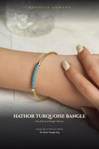 Hathor Turquoise Bangle