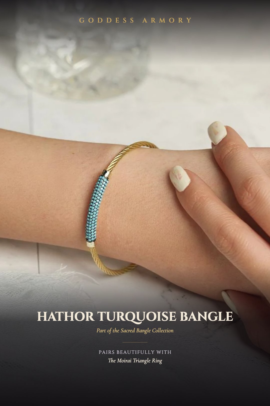 Hathor Turquoise Bangle