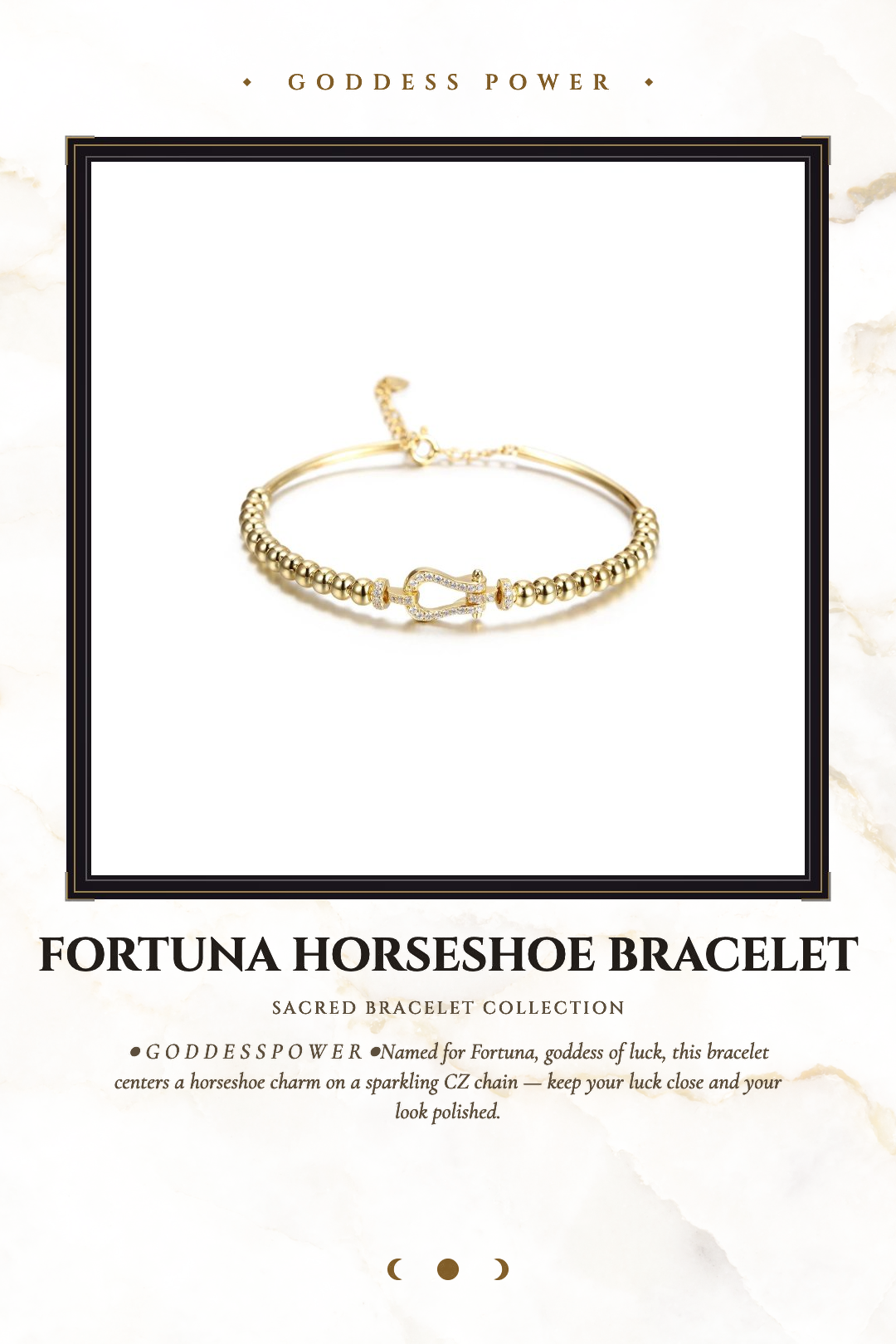 Fortuna Horseshoe Bracelet