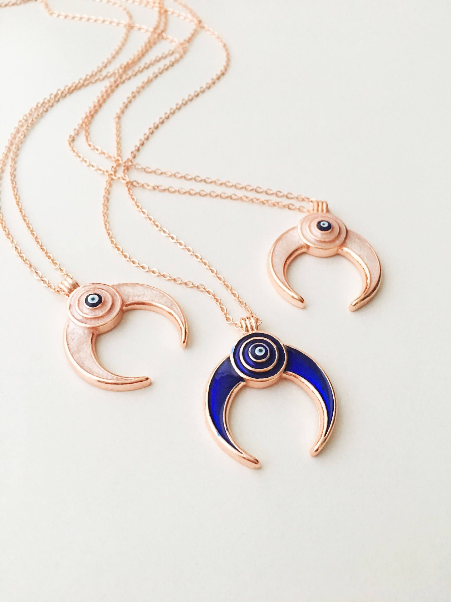 Double Horn Guardian Necklace