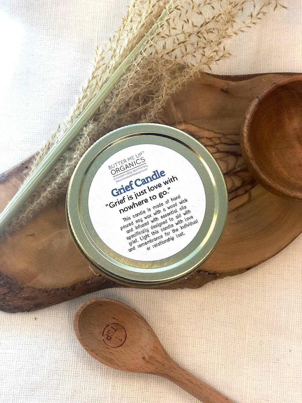 Grief Ritual Candle — Amethyst