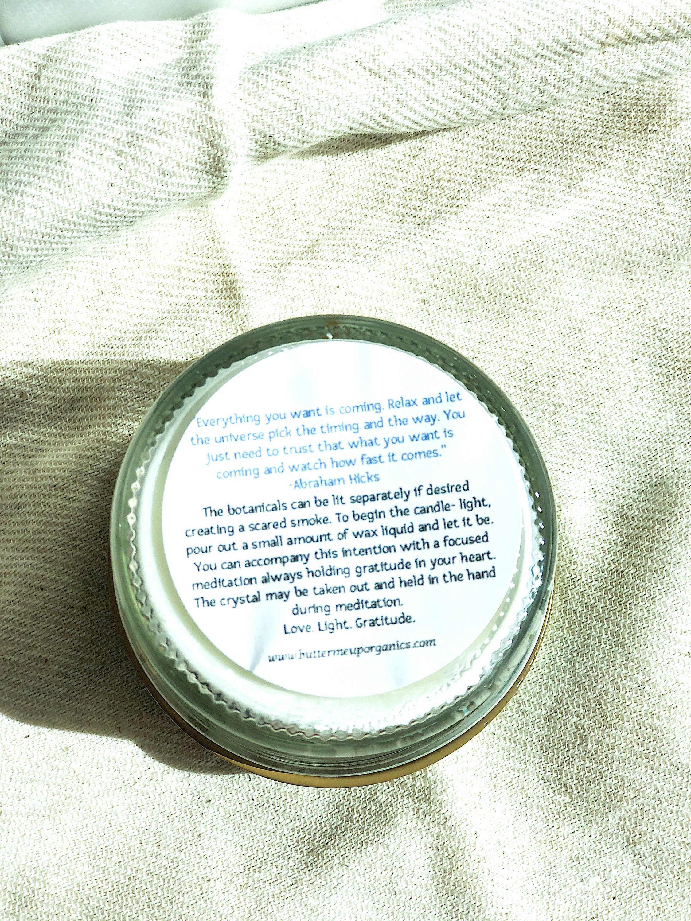 Blessings Ritual Candle — Fluorite
