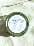 Peace Ritual Candle — Clear Quartz