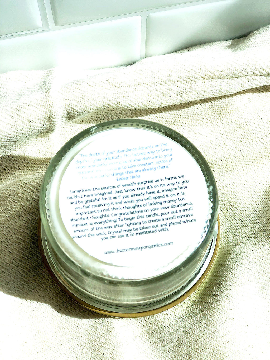 Abundance Ritual Candle — Citrine