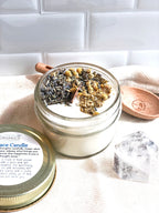 Peace Ritual Candle — Clear Quartz