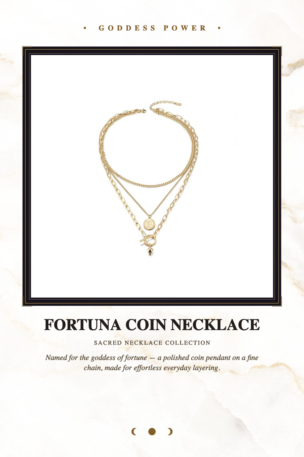 Fortuna Coin Necklace