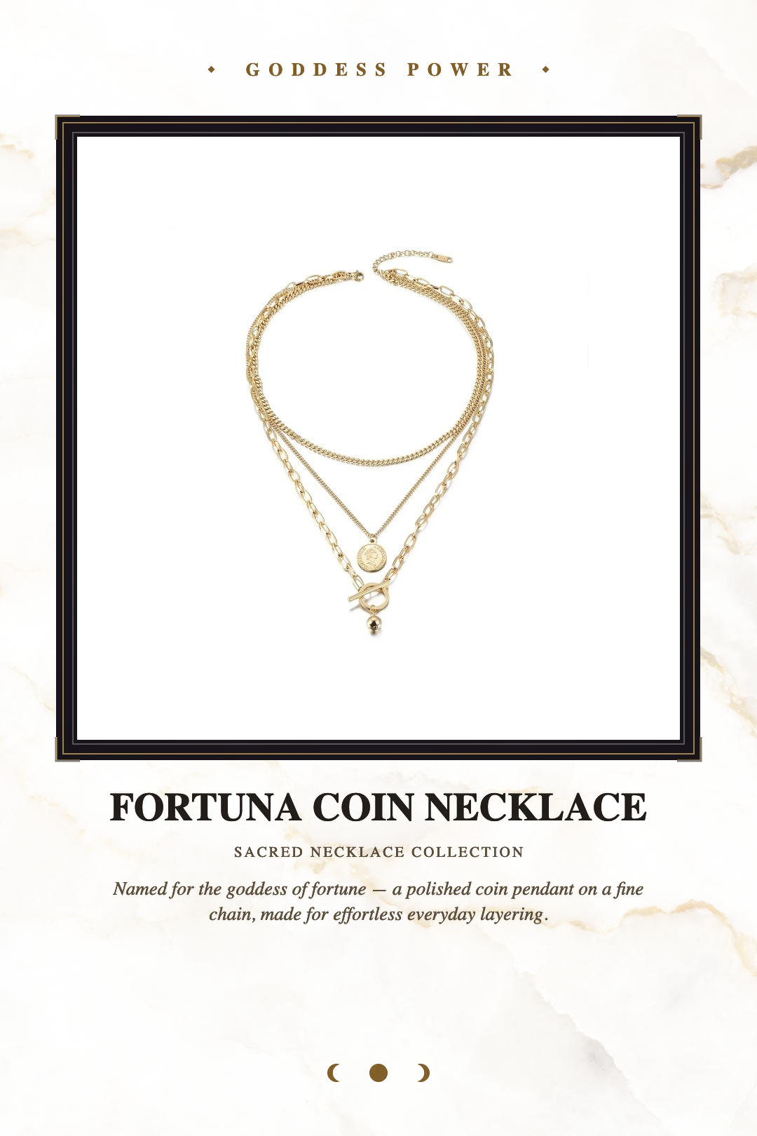 Fortuna Coin Necklace
