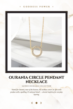 Ourania Circle Pendant Necklace