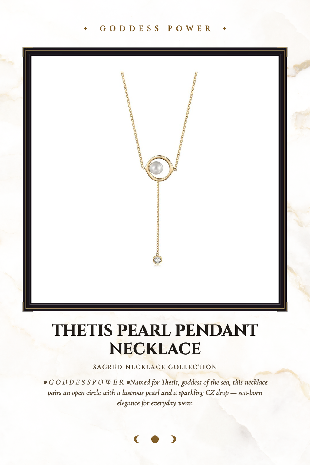 Thetis Pearl Pendant Necklace