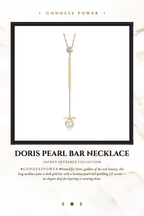 Doris Pearl Bar Necklace