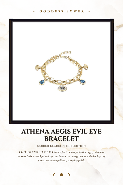 Athena Aegis Evil Eye Bracelet