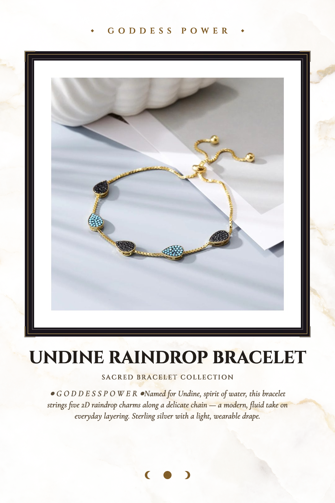 Undine Raindrop Bracelet