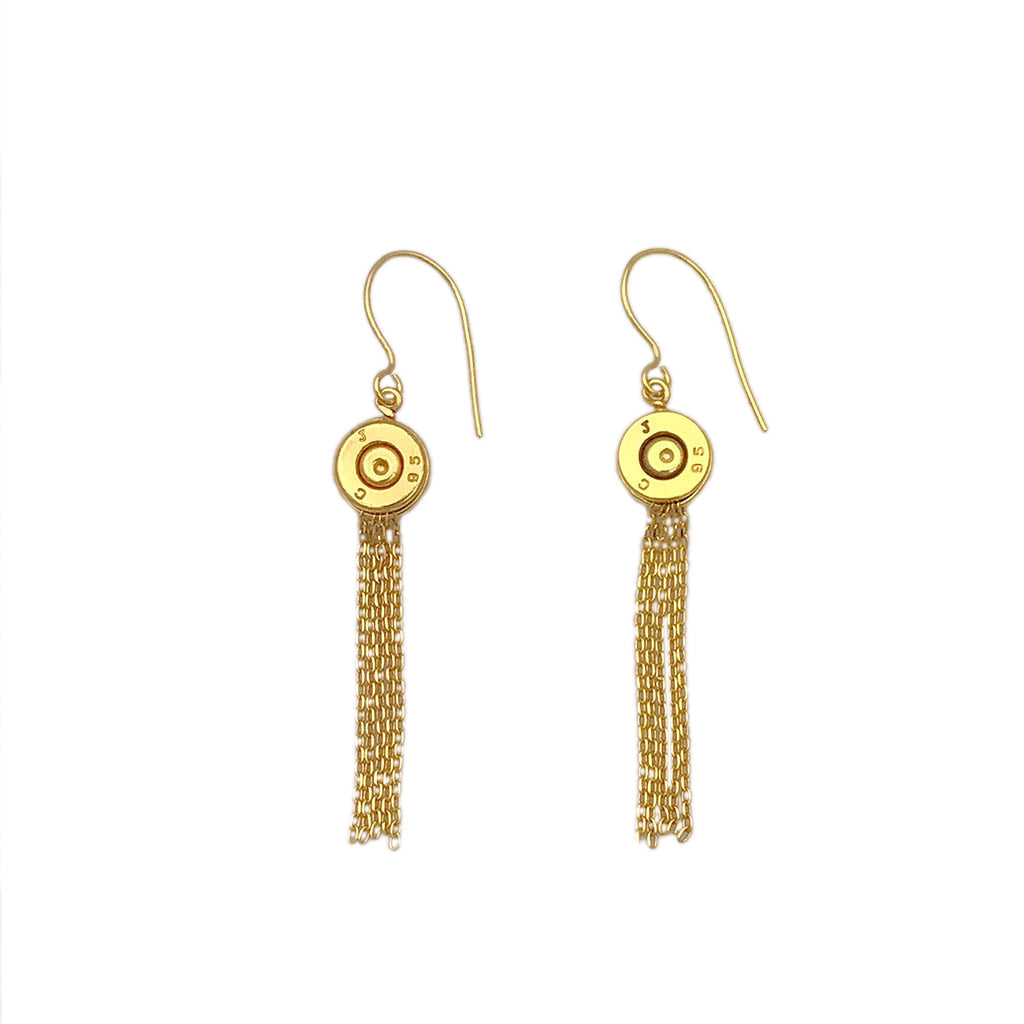 Phoenix Bullet Tassel Earrings