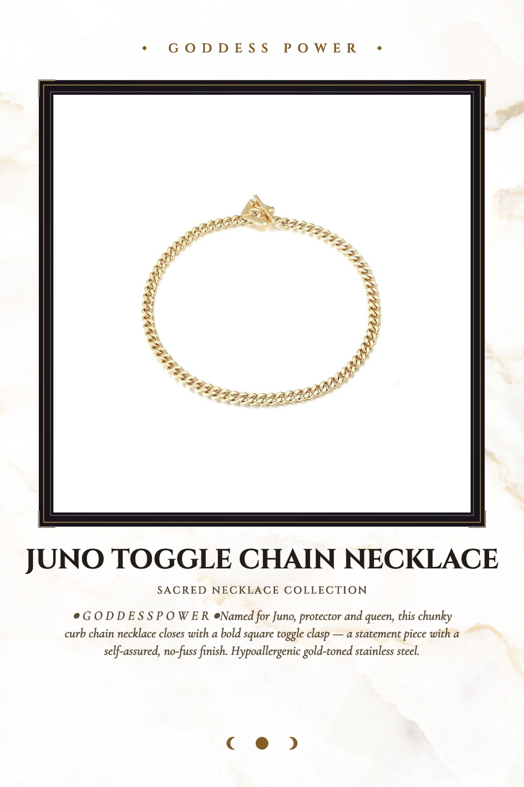 Juno Toggle Chain Necklace