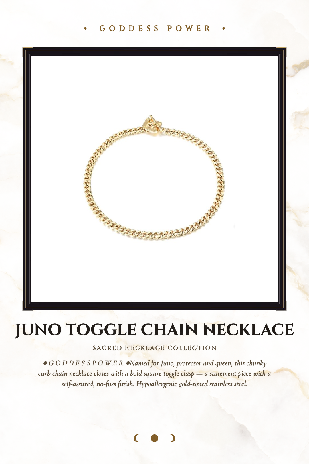 Juno Toggle Chain Necklace