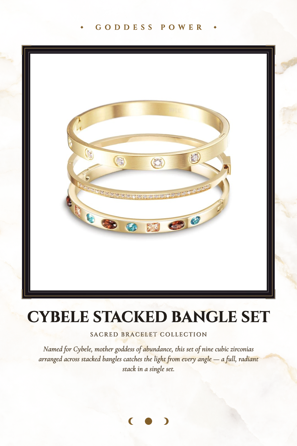 Cybele Stacked Bangle Set