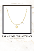 Sunna Heart Pearl Necklace