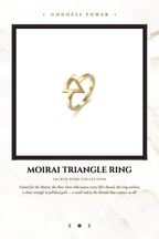 Moirai Triangle Ring