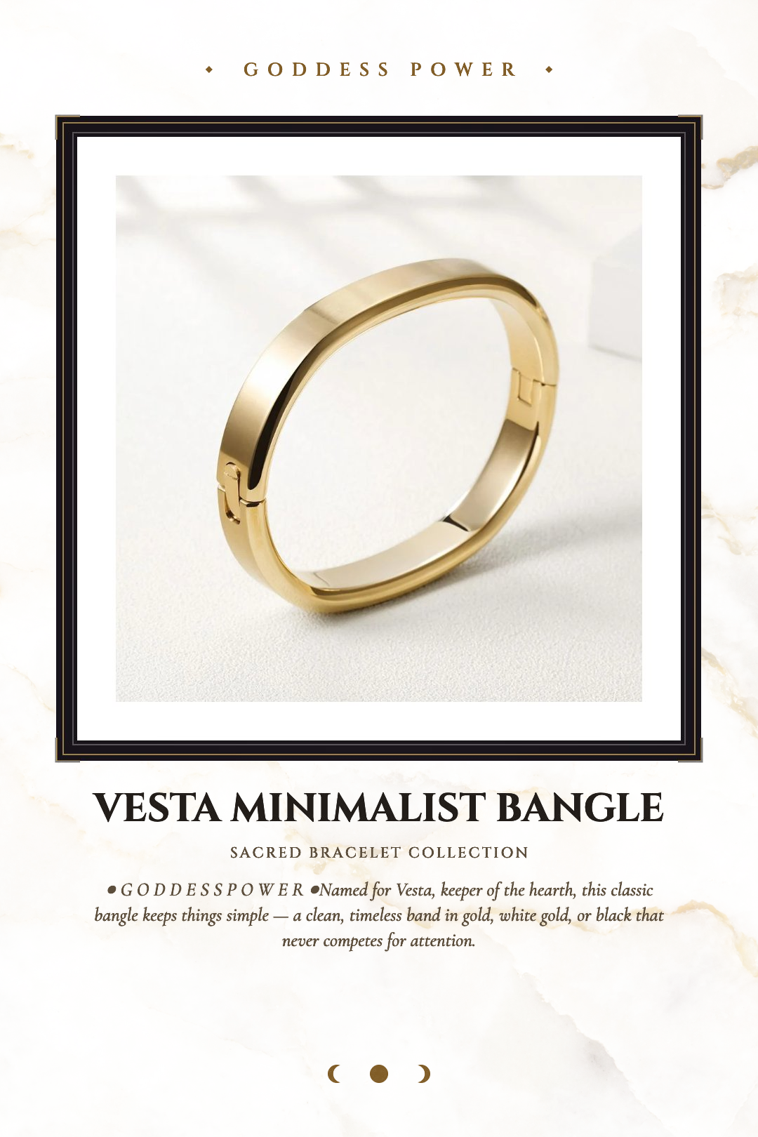 Vesta Minimalist Bangle