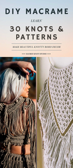 DIY Beginner Macrame Ebook and Lady Knight Set Tutorial: Corset & Tassets Bundle